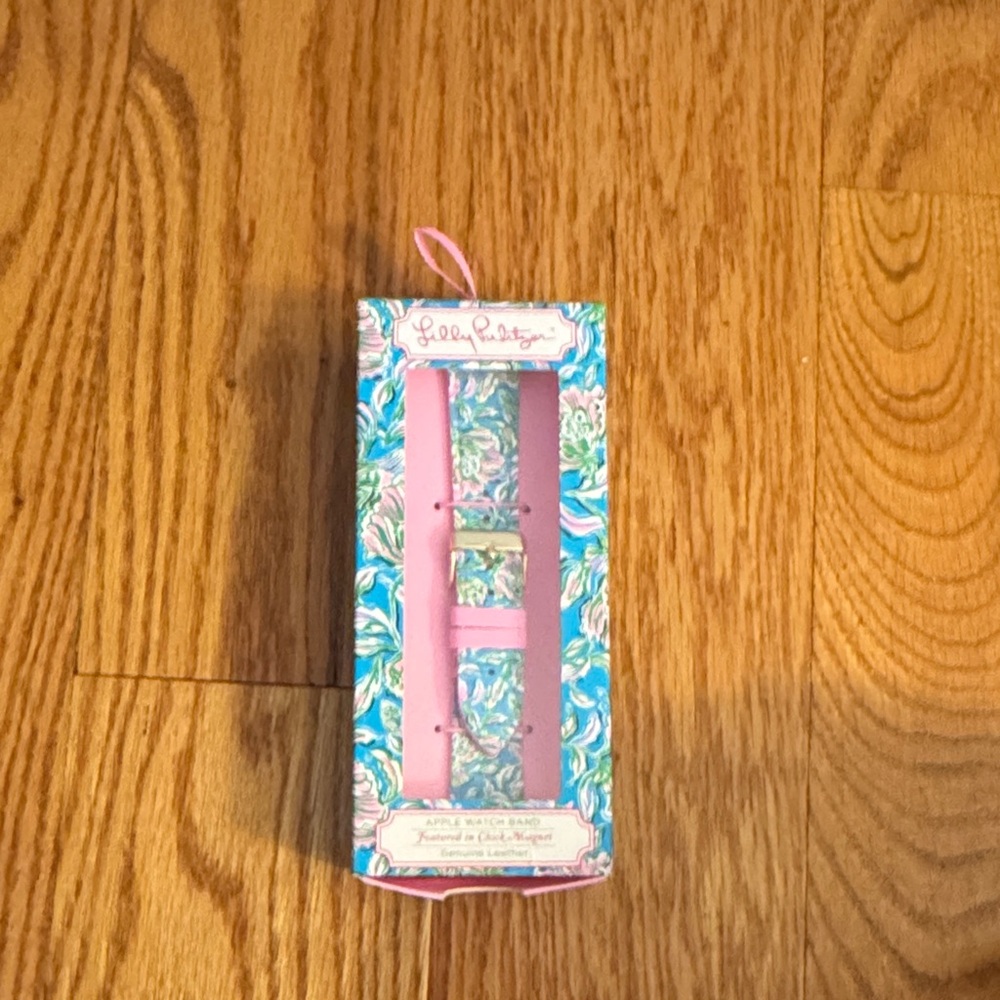 Lilly Pulitzer Pink and Blue Floral Watch Bandl